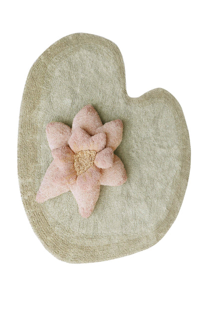 Washable rug Puffy Lily: 4' 7" x 5' 3"