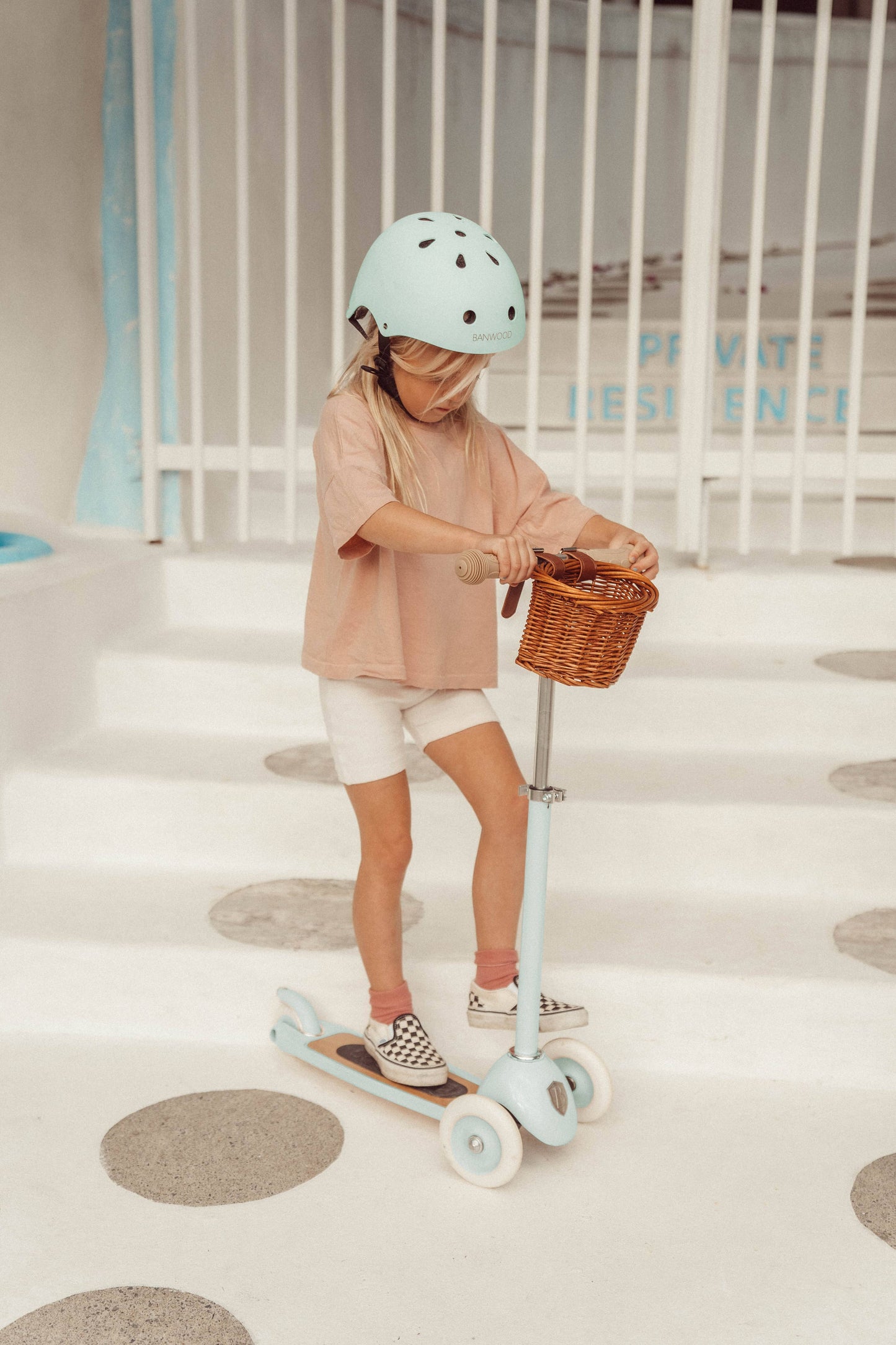 BANWOOD 3-WHEEL SCOOTER VINTAGE - PALE MINT