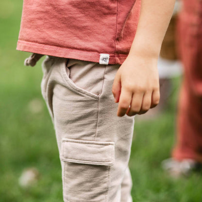 Drop Shoulder Toddler Tee Set: Cedar / 4 Toddler