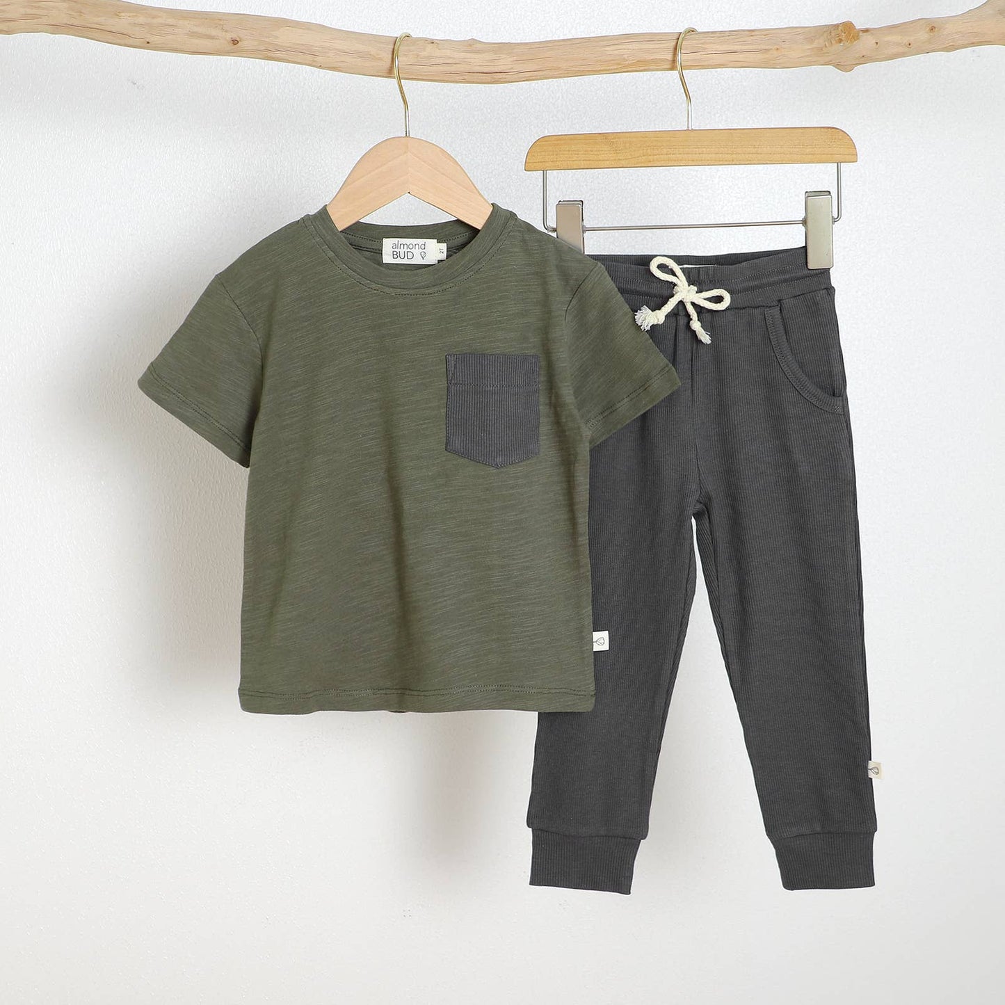 Baby/ Toddler Boy Outfit Set/ Organic Cotton Boy Outfit: 2T