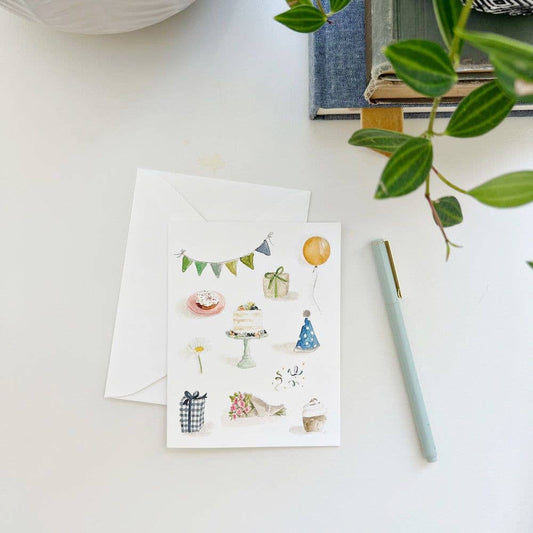 Celebrate notecards: Single card