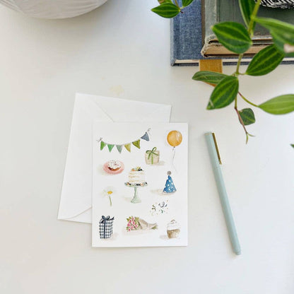 Celebrate notecards: Set of 8