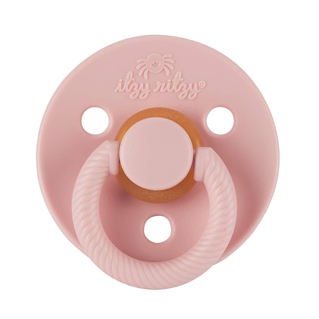 *NEW STYLES* Itzy Soother™ Natural Rubber Paci Sets: Blossom + Rosewood