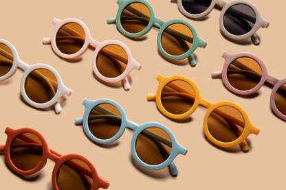 Kids Recycled Plastic Sunglasses, Buttercream