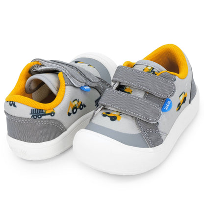 Grey Construction | Toddler Mini Canvas Sneakers