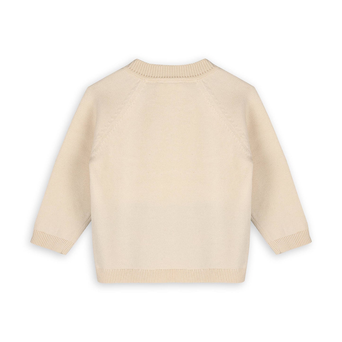 Cars Jacquard Knit Baby Raglan Sweater (Organic Cotton): Natural / 12-18M
