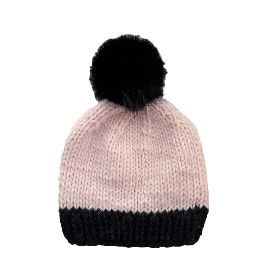 Coco Hat, Baby Pink/Black | Baby & Kids Accessory: M; 2-5Y