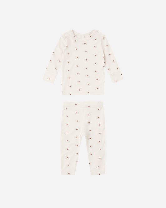 Bamboo Pajama Set - Valentine
