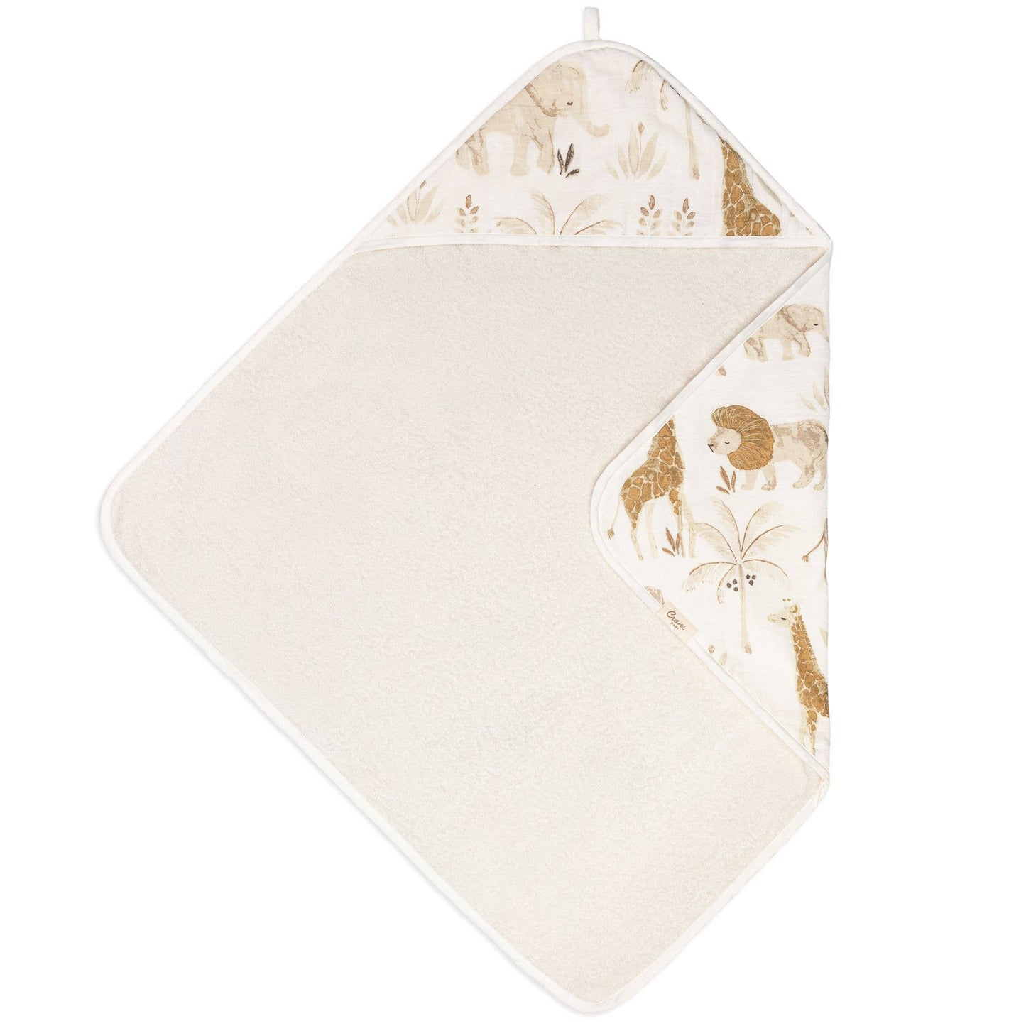 Kendi Baby Hooded Towel (Safari Animal)