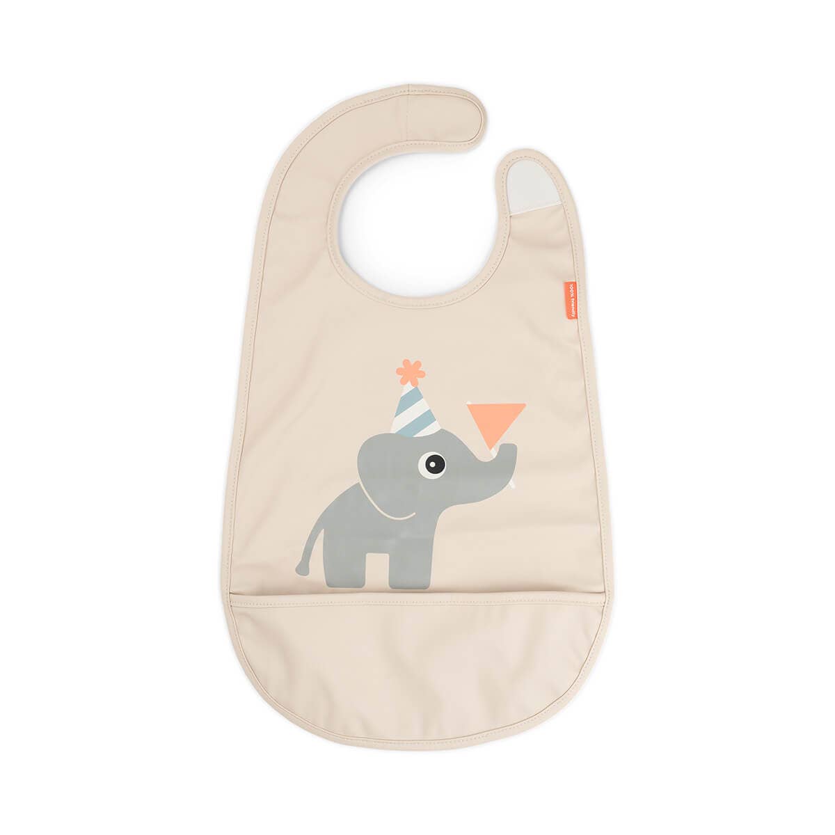 Bib w/velcro Celebration Sand