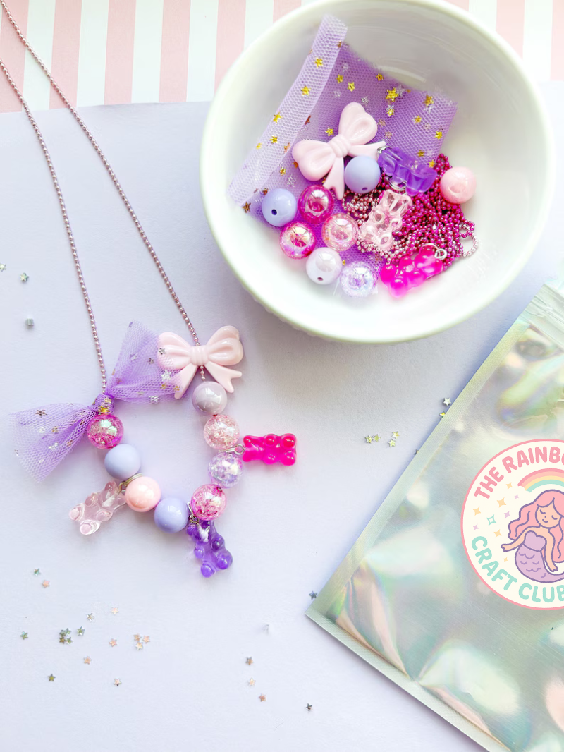 DIY Necklace Making Kit: Faux Candy Bears (Makes 1 Necklace)