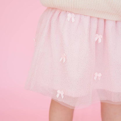 Blush Bows Tutu - Dress Up Skirt - Kids Clothing: 1-2Y