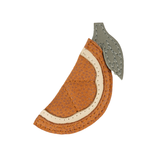 Nanoe Fruit Hairclip | Arancia | Maple Dotted Nubuck
