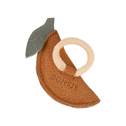 Nanoe Fruit Hair Tie | Arancia | Maple Dotted Nubuck
