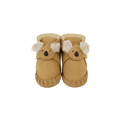 Pouty Booties | Fluffy Koala | Sand Suede - Sand Suede