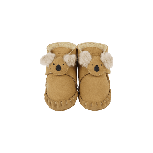Pouty Booties | Fluffy Koala | Sand Suede - Sand Suede