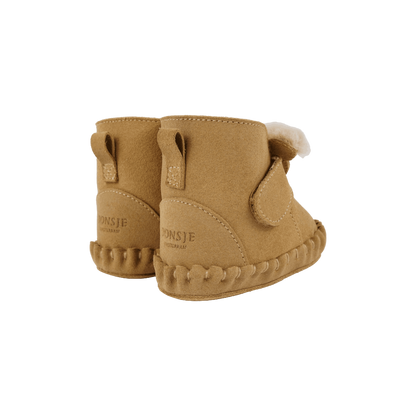 Pouty Booties | Fluffy Koala | Sand Suede - Sand Suede