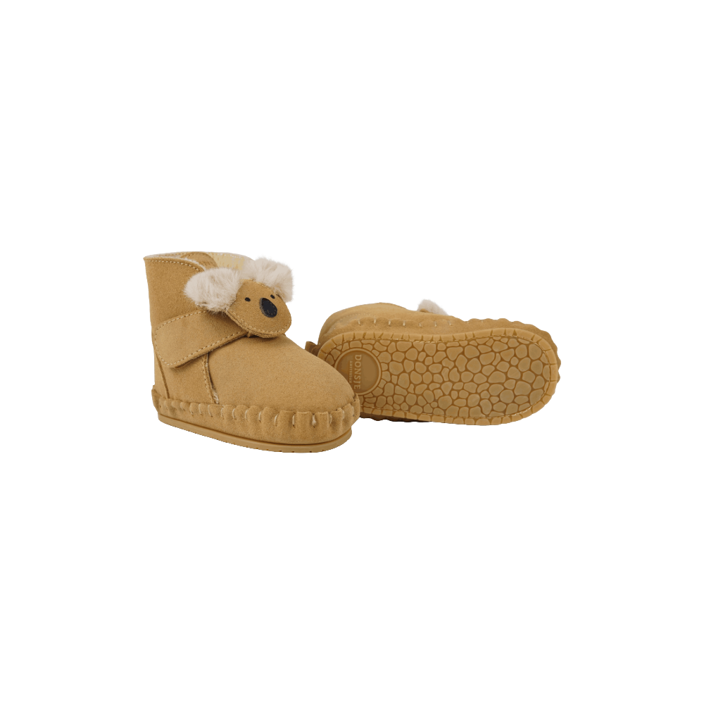Pouty Booties | Fluffy Koala | Sand Suede - Sand Suede
