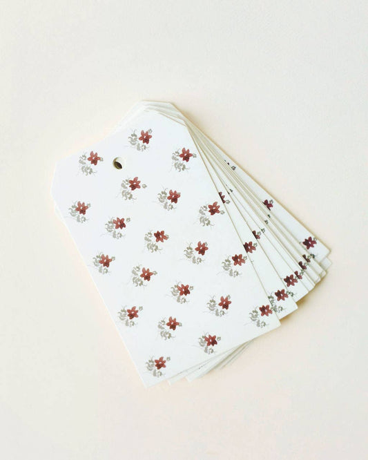 ‘Cordovan Floral’ Gift Tags