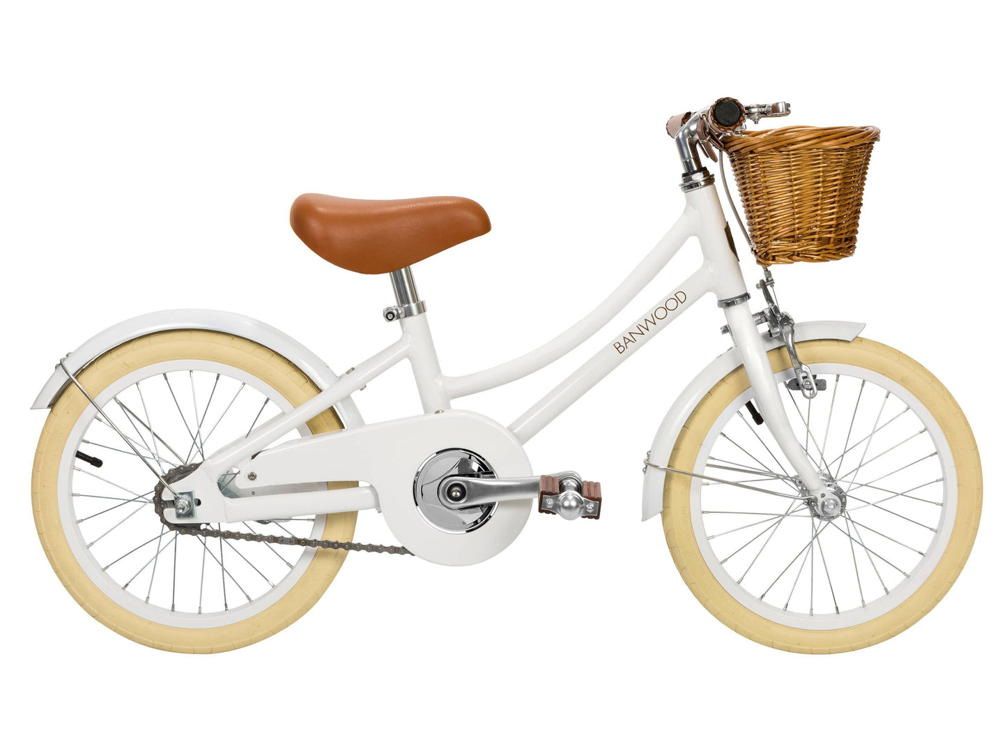 BANWOOD 16" CLASSIC BIKE VINTAGE - WHITE