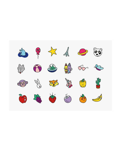 Nail Polish and Nail Sticker Set for Kids POP