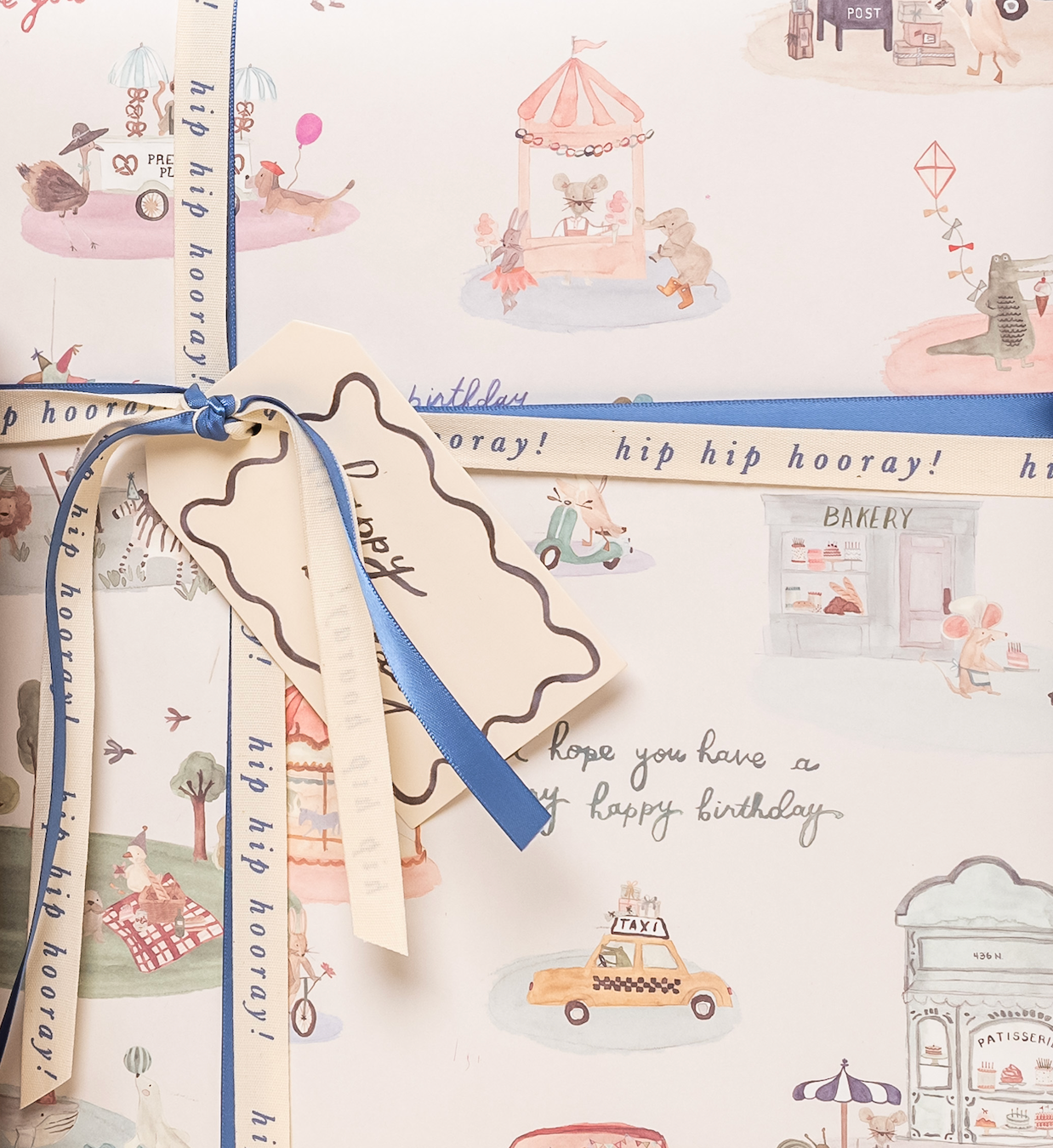 ‘Hip Hip Hooray’ Cotton Ribbon