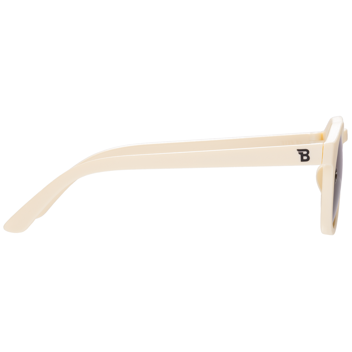 Sweet Cream Keyhole Sunglasses with Amber Lens: Ages 3-5