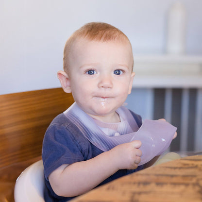 Silicone Bib: Coral / 1PK