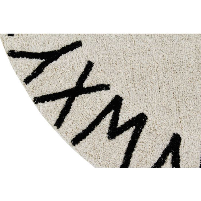 Round Abc Natural-Black: 5'