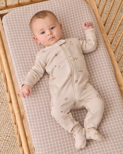 Zip Long Sleeve Sleeper Footie Fox Land