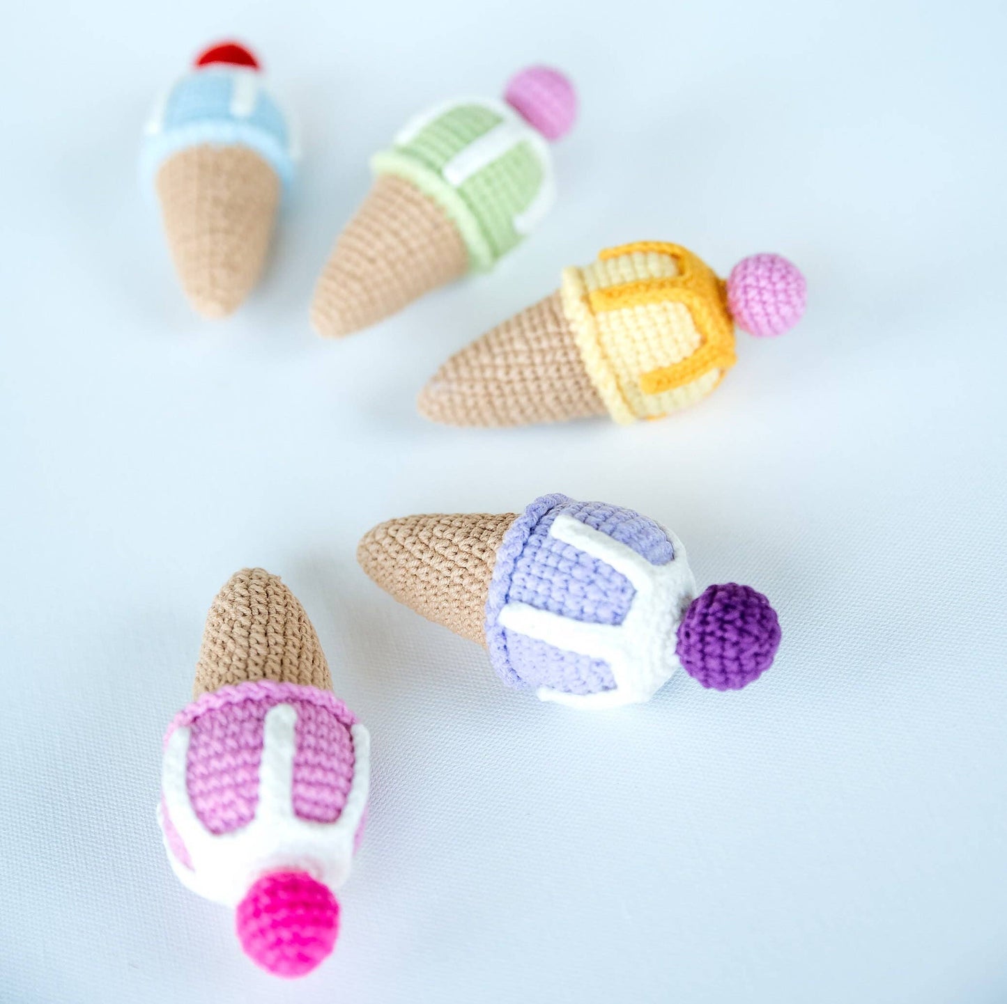 Ice Cream Montessori Toy: 1 pink ice cream