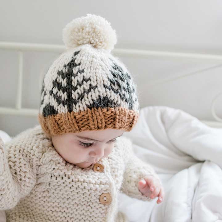 Forest Knit Beanie Hat Baby & Kids: M (6-24 months)