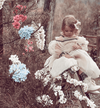 Coco-Caramel Tulle Dress: 8 Years