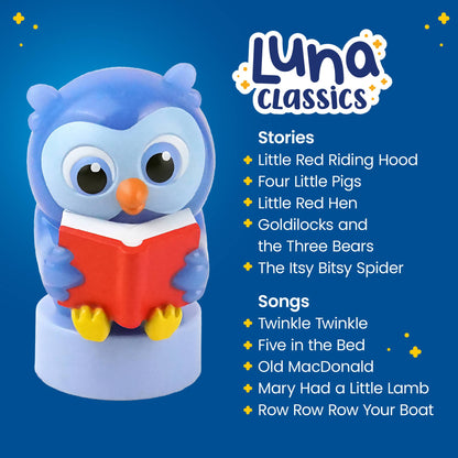 Luna StoryTime Projector – Classic Pink Starter Set