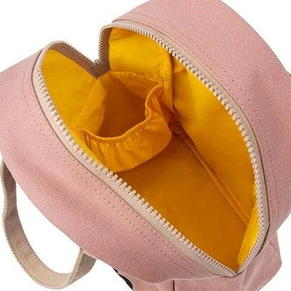 Zipper Lunch Bag - 'Lunch' Mauve/Pink