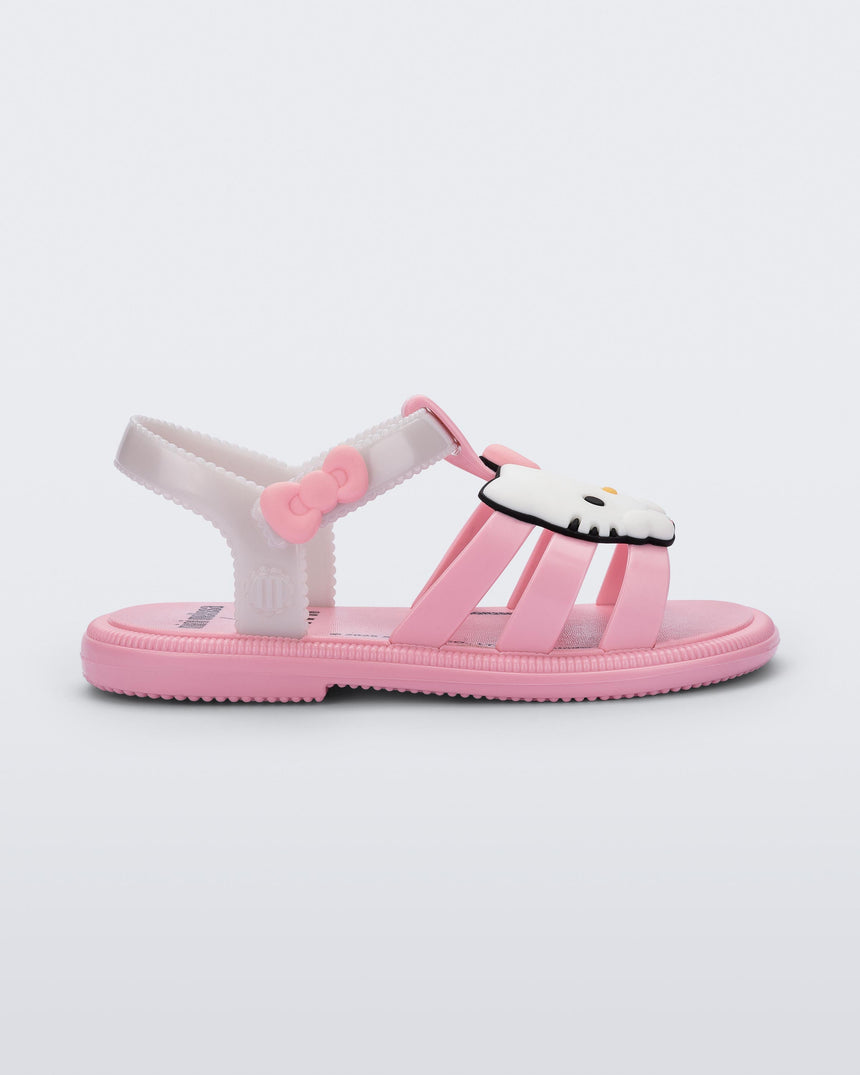 Mini Melissa Hip + Hello Kitty Baby Sandals: Pink