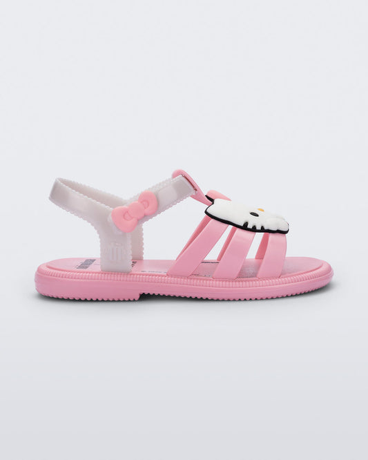 Mini Melissa Hip + Hello Kitty Baby Sandals: Pink