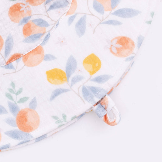 Citrus Floral - Wide Brim Sun Hat