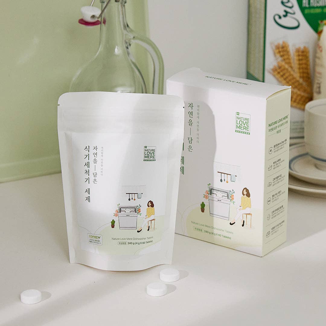 Nature Love Mere Dishwasher Detergent Tablets (60 tablets)
