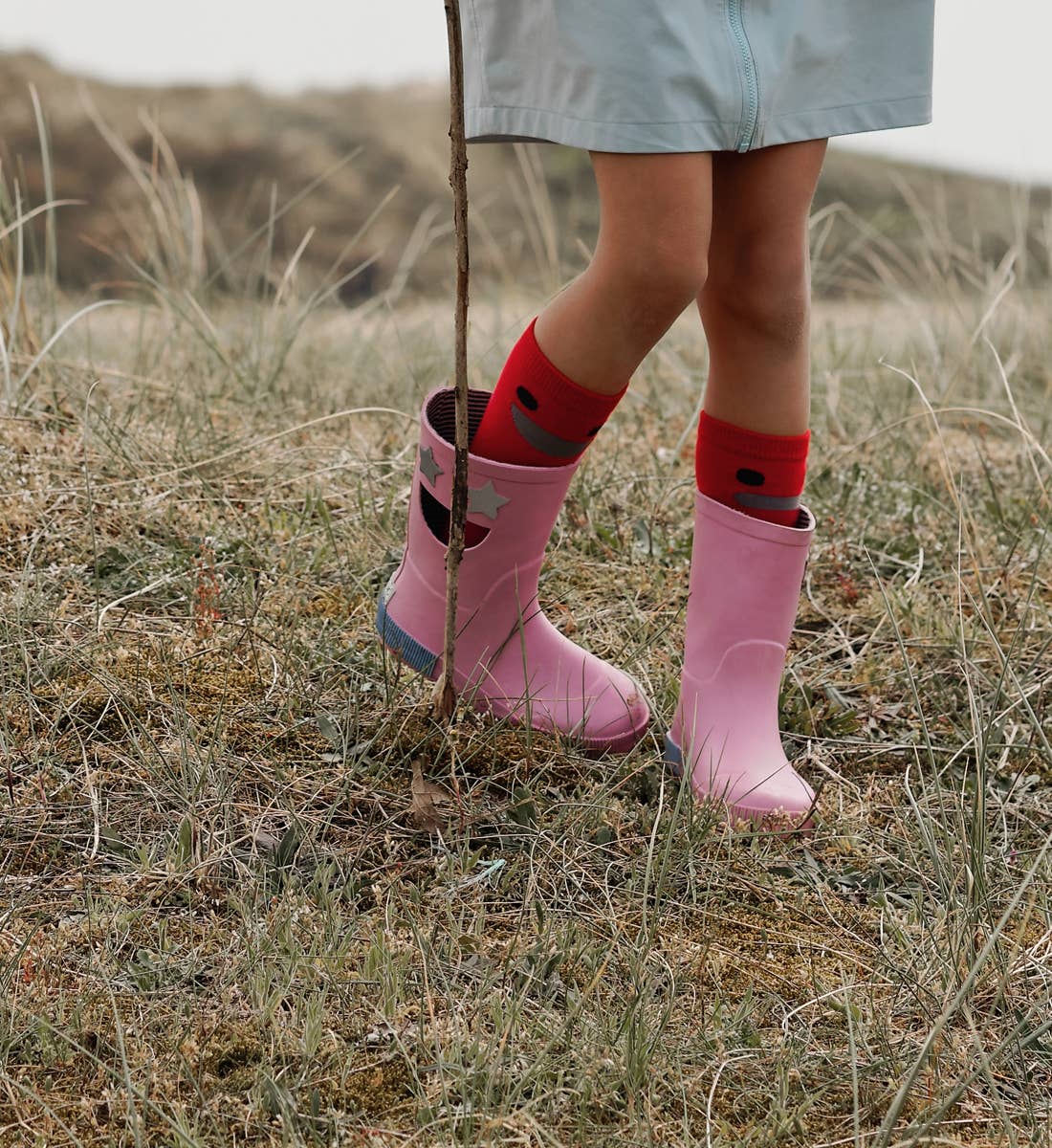 Chaussettes hautes Wistiti Rouge: 28/31 (6-7Y)