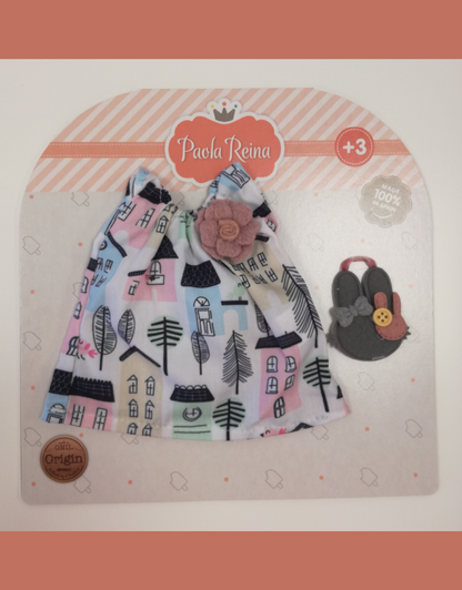 Las Amigas doll clothes - House dress set - Paola Reina