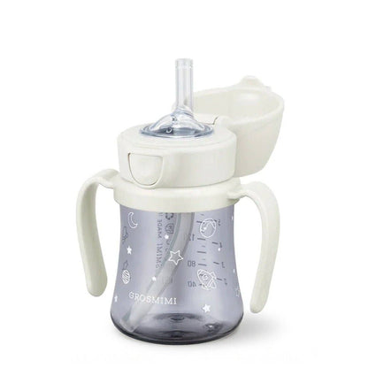 Grosmimi PPSU Straw Cup with Flip Top - 6oz (200ml)