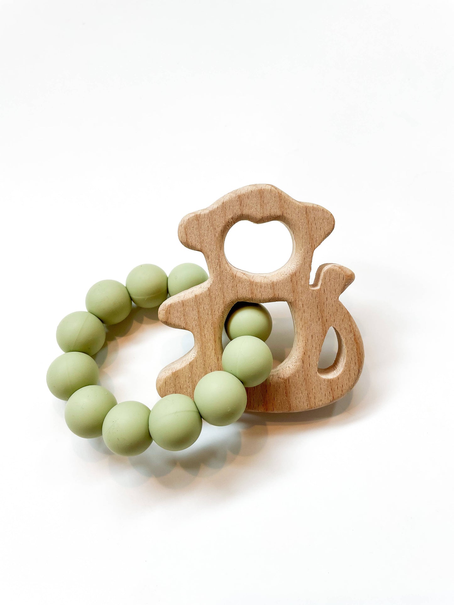 Basic Monkey Teether: Powder Blue