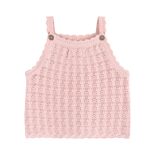 Nyla Textured Baby Tank & Shorts Set (Organic Cotton)