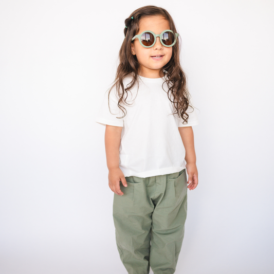Kids Recycled Plastic Sunglasses, Thyme