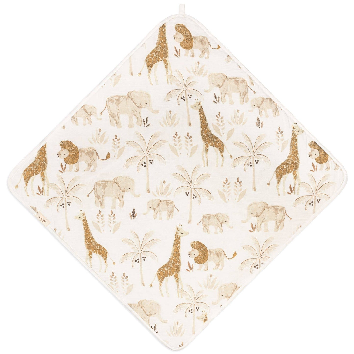 Kendi Baby Hooded Towel (Safari Animal)