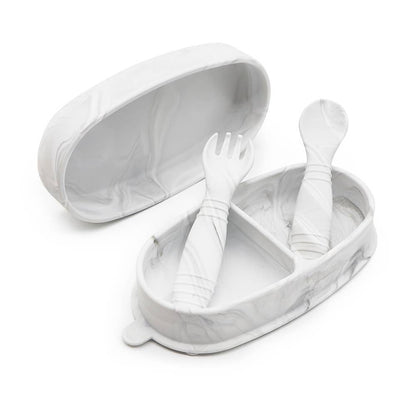 Wanderer Plate and Container Set: Peach