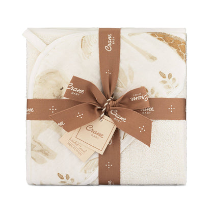 Kendi Baby Hooded Towel (Safari Animal)