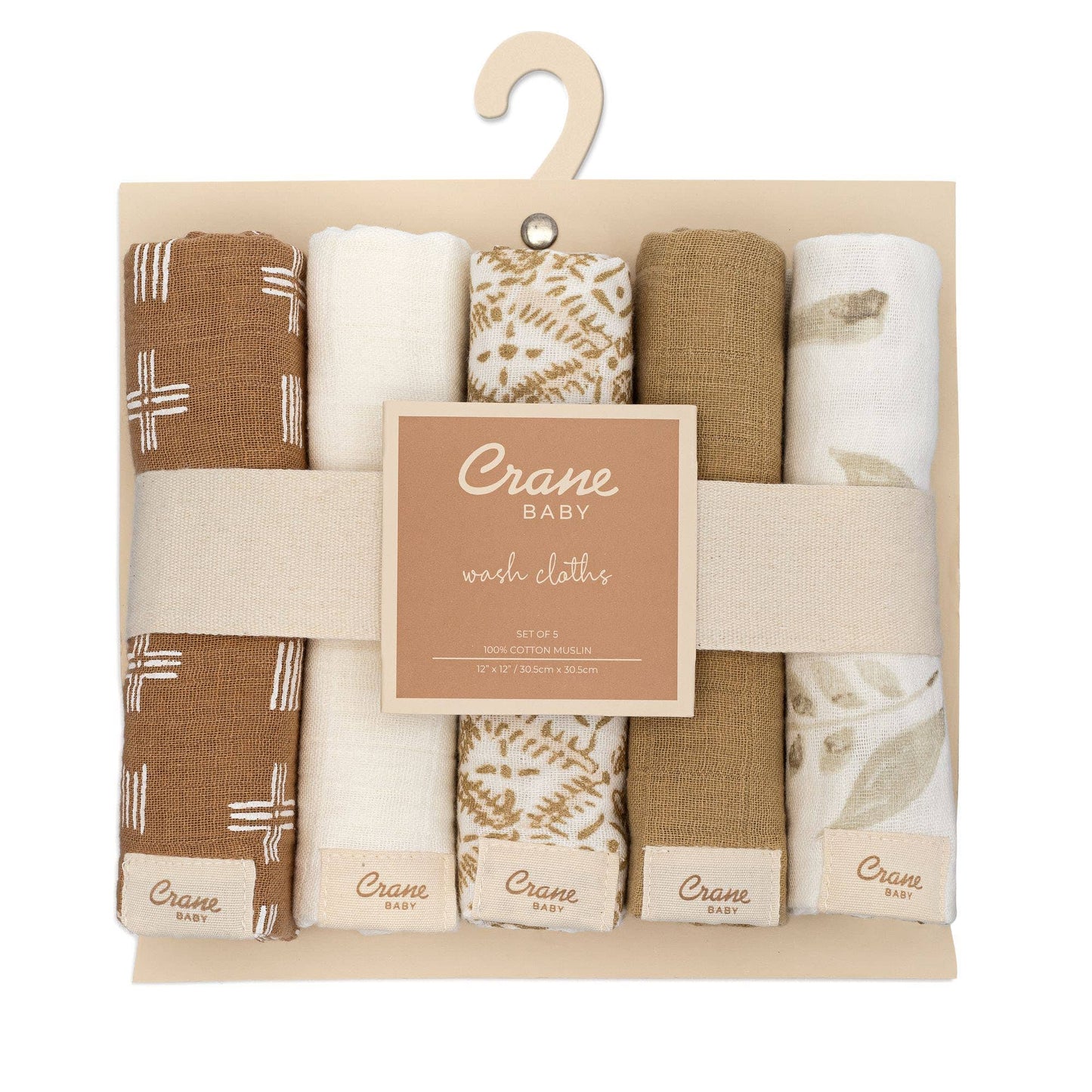 Kendi 5-pc. Wash Cloth Set (Safari Animal)