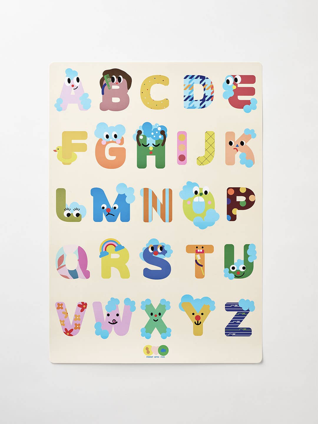 Creative Play Bath Stickers &amp; Poster Set - Alphabet